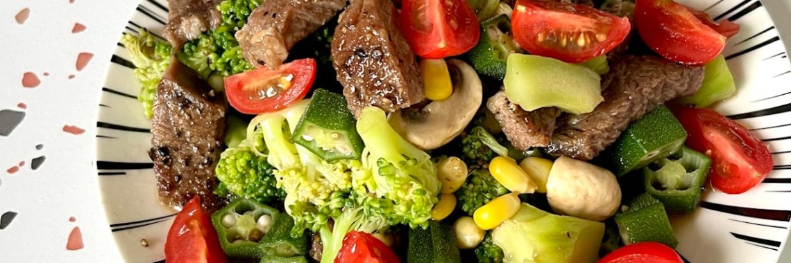 Beef salad DIY.